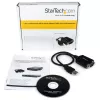 StarTech.com Cabo adaptador profissional USB para Serial de 1,8 m de 1 porta com retenção COM, adaptador USB para RS232 - TAA