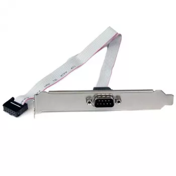 StarTech.com Placa de slot Serial macho de 9 pinos para header de placa-mãe de 10 pinos de 16in (40cm)