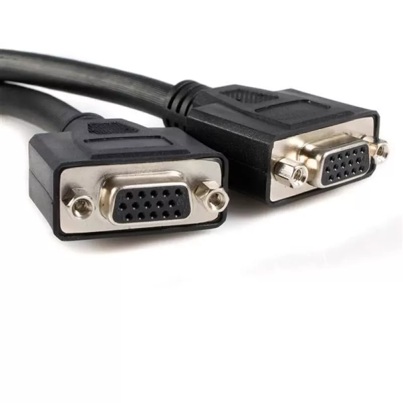 StarTech.com Cabo LFH 59 macho para dupla fêmea VGA DMS 59 de 8 polegadas