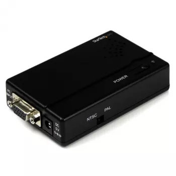 StarTech.com Conversor de VGA de alta resolução para Composite (RCA) ou S-Video – PC para TV