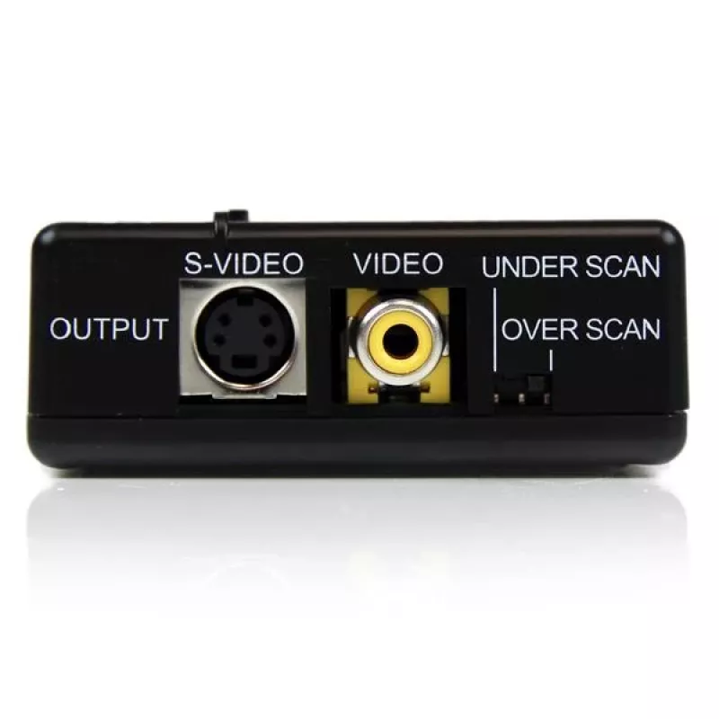 StarTech.com Conversor de VGA de alta resolução para Composite (RCA) ou S-Video – PC para TV