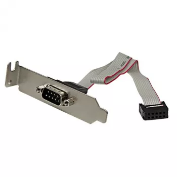 StarTech.com Placa de slot LP Serial macho de 9 pinos para header de placa-mãe de 10 pinos