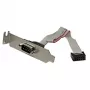 StarTech.com Placa de slot LP Serial macho de 9 pinos para header de placa-mãe de 10 pinos