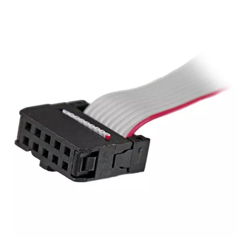 StarTech.com Placa de slot LP Serial macho de 9 pinos para header de placa-mãe de 10 pinos