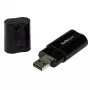 StarTech.com Adaptador de áudio estéreo USB Placa de som externa