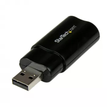 StarTech.com Adaptador de áudio estéreo USB Placa de som externa