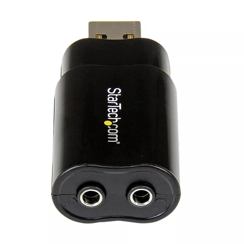 StarTech.com Adaptador de áudio estéreo USB Placa de som externa