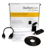 StarTech.com Adaptador de áudio estéreo USB Placa de som externa