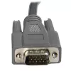 StarTech.com cabo KVM 2 em 1 USB VGA ultrafino de 1,8 m, preto, VGA, USB A + VGA, macho/macho, 189 g
