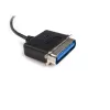 StarTech.com ICUSB128410 cabo adaptador de USB para impressora paralela de 10 ft (3 m), M/M, preto