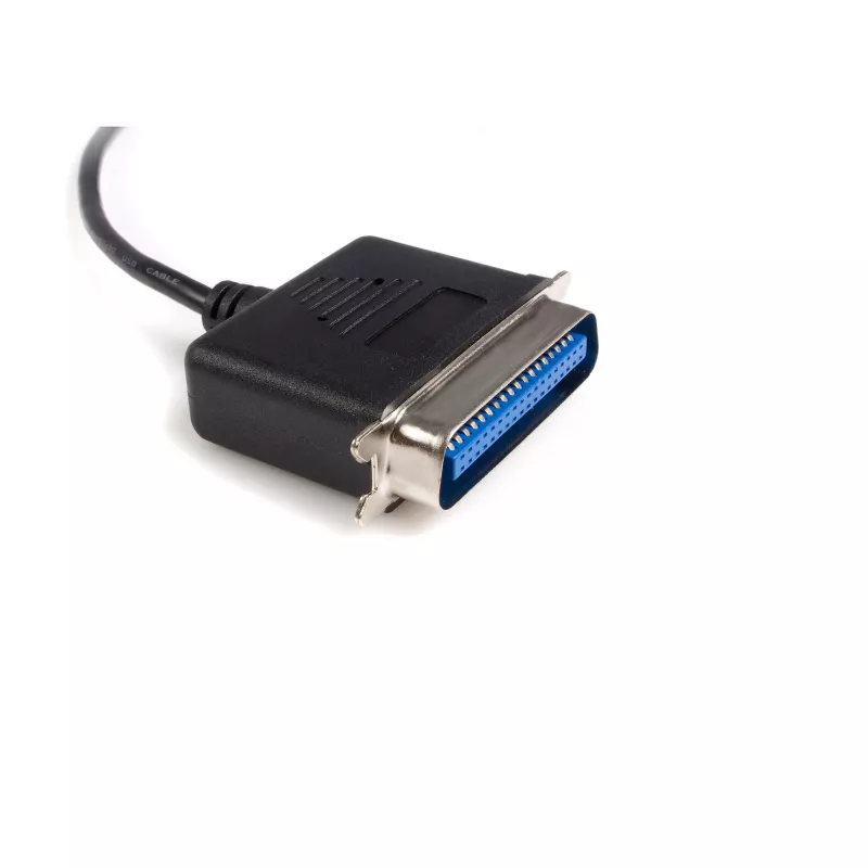 StarTech.com ICUSB128410 cabo adaptador de USB para impressora paralela de 10 ft (3 m), M/M, preto