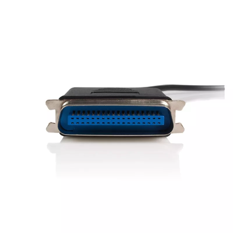 StarTech.com ICUSB128410 cabo adaptador de USB para impressora paralela de 10 ft (3 m), M/M, preto