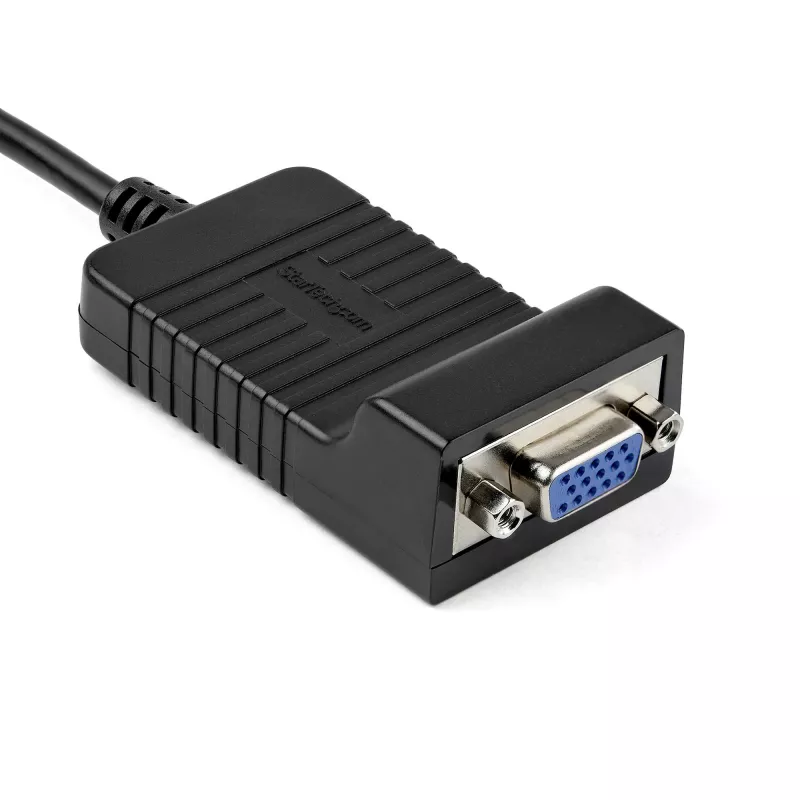 StarTech.com Adaptador DisplayPort para VGA – conversor ativo DP para VGA – vídeo 1080p – durável – adaptador de cabo DP/DP++ para monitor VGA – DP 1.2 para VGA – ficha DP com encaixe