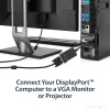 StarTech.com Adaptador DisplayPort para VGA – conversor ativo DP para VGA – vídeo 1080p – durável – adaptador de cabo DP/DP++ para monitor VGA – DP 1.2 para VGA – ficha DP com encaixe