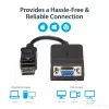 StarTech.com Adaptador DisplayPort para VGA – conversor ativo DP para VGA – vídeo 1080p – durável – adaptador de cabo DP/DP++ para monitor VGA – DP 1.2 para VGA – ficha DP com encaixe