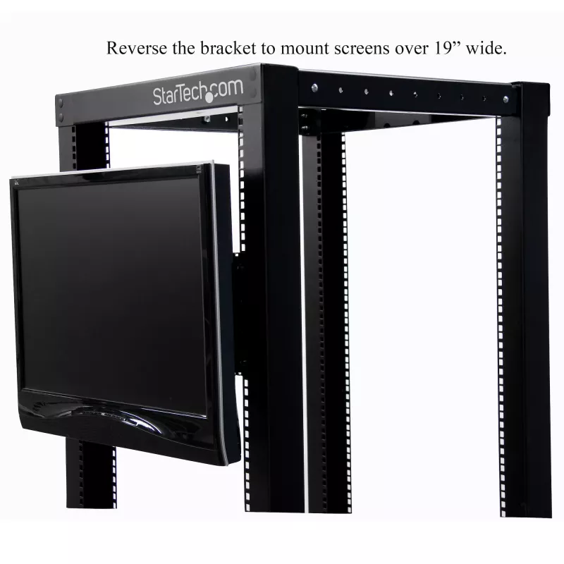 StarTech.com Suporte de montagem VESA universal para monitor LCD para rack ou armário de 19 polegadas