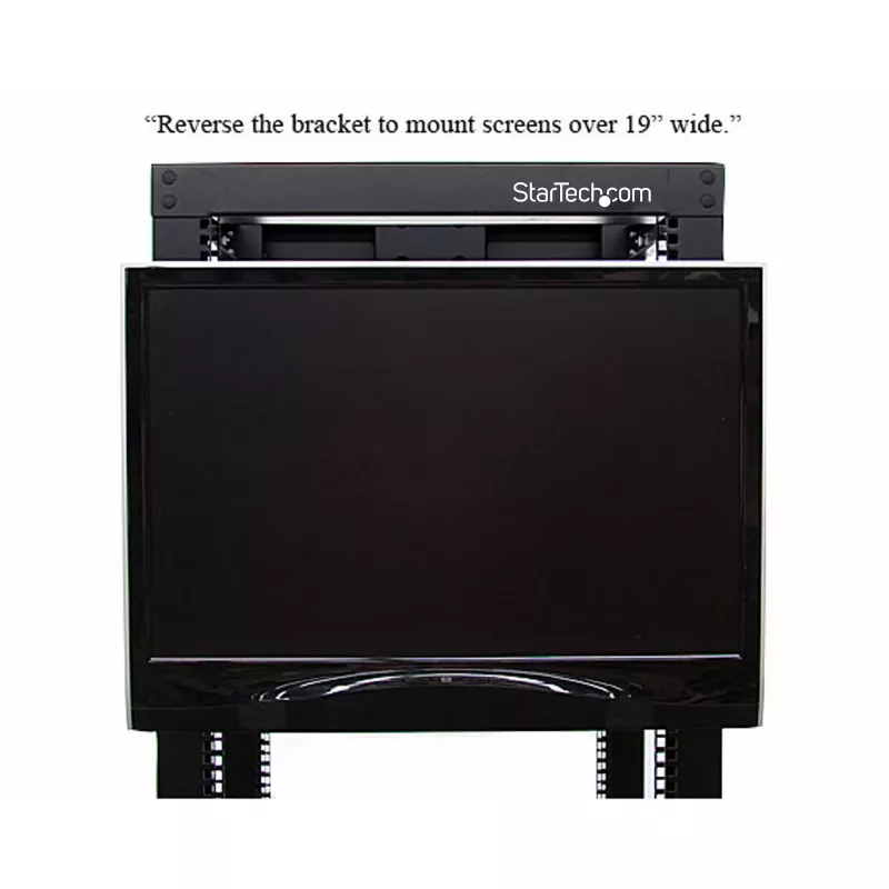 StarTech.com Suporte de montagem VESA universal para monitor LCD para rack ou armário de 19 polegadas