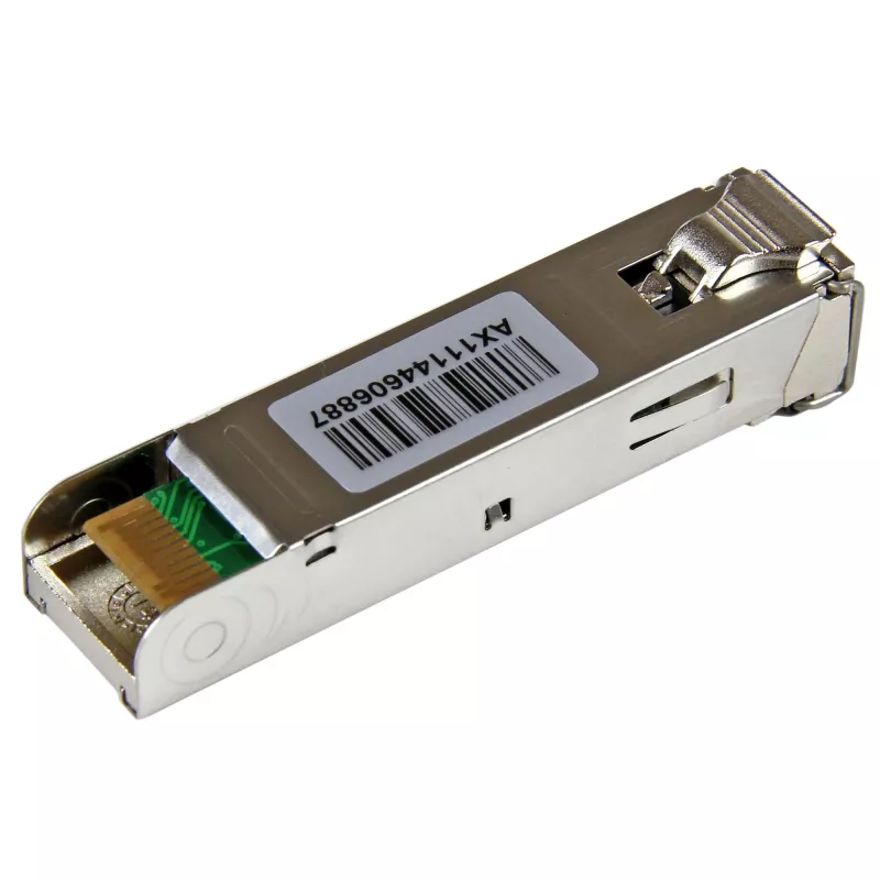 StarTech.com Módulo SFP MSA não codificado - 1000BASE-SX - Transceptor ótico de fibra multimodo (MMF) 1GbE - 1GE Gigabit Ethernet SFP - LC 550m - 850nm - DDM