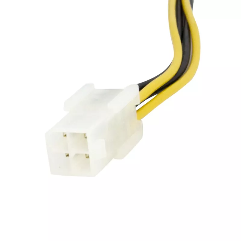 StarTech.com Adaptador de alimentação EPS de 4 pinos para 8 pinos de 15,2 cm com LP4 - ficha/conector fêmea