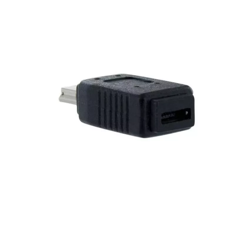 StarTech.com Adaptador Micro-USB para Mini-USB 2.0 F/M, USB Mini-B, USB Micro-B, Preto