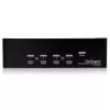 StarTech.com Switch KVM USB Dual-DVI de 4 portas com áudio e hub USB 2.0