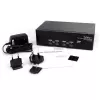 StarTech.com Switch KVM DVI VGA Dual-Monitor USB de 4 portas com áudio e hub USB 2.0