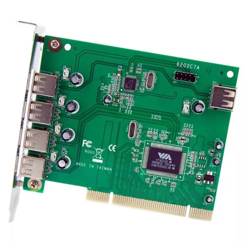 StarTech.com Placa adaptadora PCI USB de 7 portas PCIUSB7