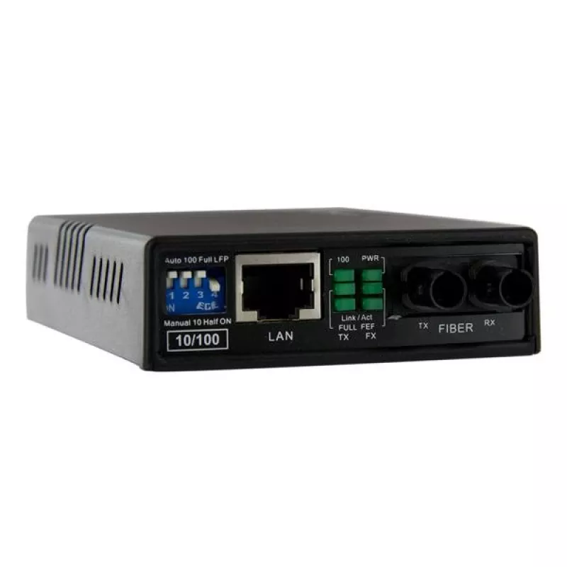 StarTech.com Conversor de média Fast Ethernet de fibra multimodo para cobre 10/100 ST 2 km