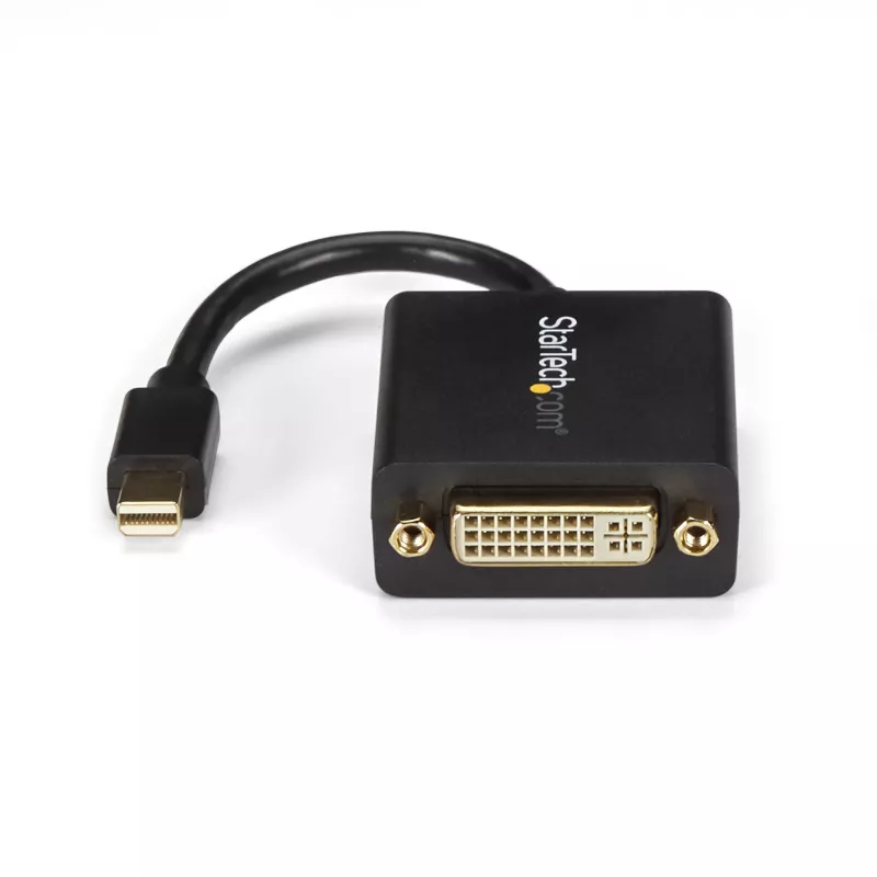 StarTech.com Adaptador Mini DisplayPort para DVI - Conversor Mini DP para DVI-D - Vídeo 1080p - Certificado VESA - Mac/PC mDP ou Thunderbolt 1/2 para monitor DVI - Dongle mDP 1.2 para DVI Single-Link