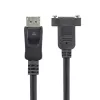 StarTech.com Cabo DisplayPort de montagem em painel de 1m - 4K x 2K - Cabo de extensão DisplayPort 1.2 ficha para conector fêmea - Cabo de extensão de vídeo DP com conector DP de montagem em painel - Cabo de monitor DP