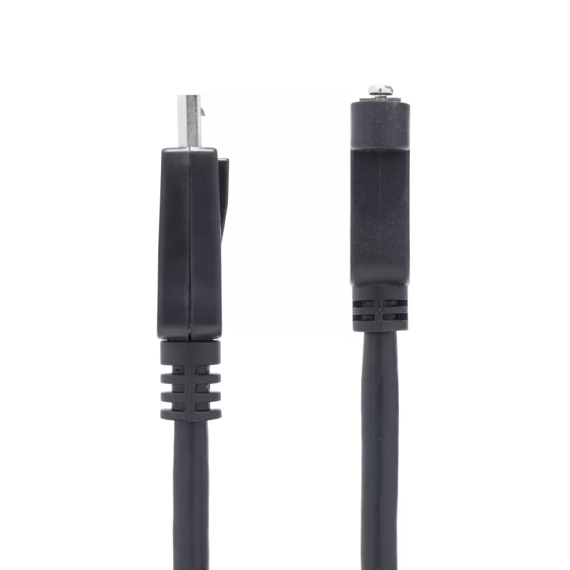 StarTech.com Cabo DisplayPort de montagem em painel de 1m - 4K x 2K - Cabo de extensão DisplayPort 1.2 ficha para conector fêmea - Cabo de extensão de vídeo DP com conector DP de montagem em painel - Cabo de monitor DP