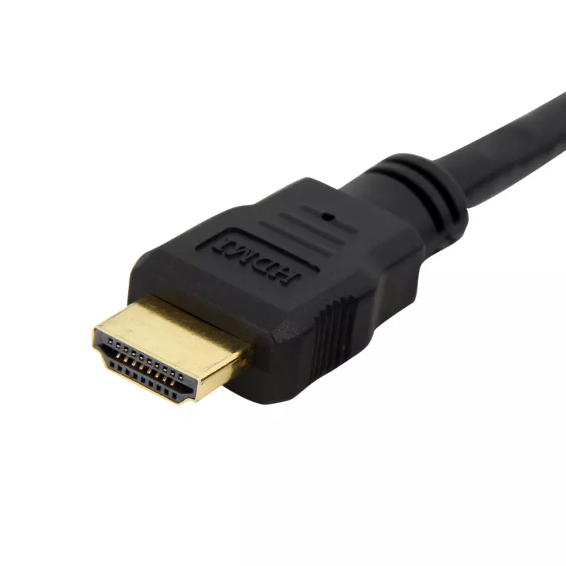 StarTech.com Adaptador HDMI fêmea para HDMI macho de 0,9m, cabo HDMI de montagem em painel de alta velocidade 4K, 4K 30Hz UHD HDMI, largura de banda 10,2 Gbit/s, HDMI fêmea para HDMI macho, cabo de ligação HDMI de montagem em painel