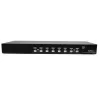 StarTech.com Switch KVM USB VGA para rack de 8 portas com áudio (cabo de áudio incluído)