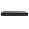 StarTech.com Switch KVM USB para rack 1U de 8 portas com OSD, 1920 x 1440 píxeis, montagem em rack, 1U, Preto