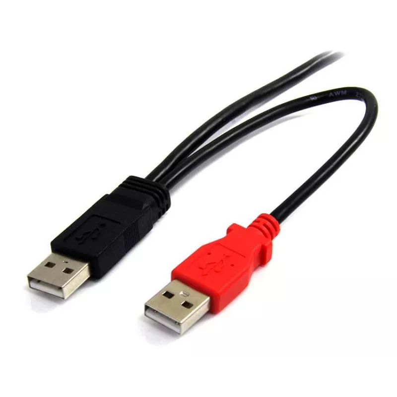 StarTech.com Cabo USB em Y de 1,8 m para discos externos – USB-A para Mini-B