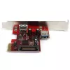 StarTech.com placa PCI Express SuperSpeed USB 3.0 de 2 portas com suporte UASP - 1 interna 1 externa