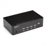 StarTech.com comutador KVM HDMI de 4 portas – 4K 30Hz – duplo ecrã