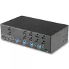 StarTech.com comutador KVM HDMI de 4 portas – 4K 30Hz – duplo ecrã