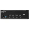 StarTech.com comutador KVM HDMI de 4 portas – 4K 30Hz – duplo ecrã