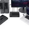 StarTech.com comutador KVM HDMI de 4 portas – 4K 30Hz – duplo ecrã