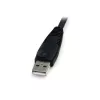 StarTech.com 6ft cabo 4 em 1 para switch KVM USB DisplayPort com áudio e microfone