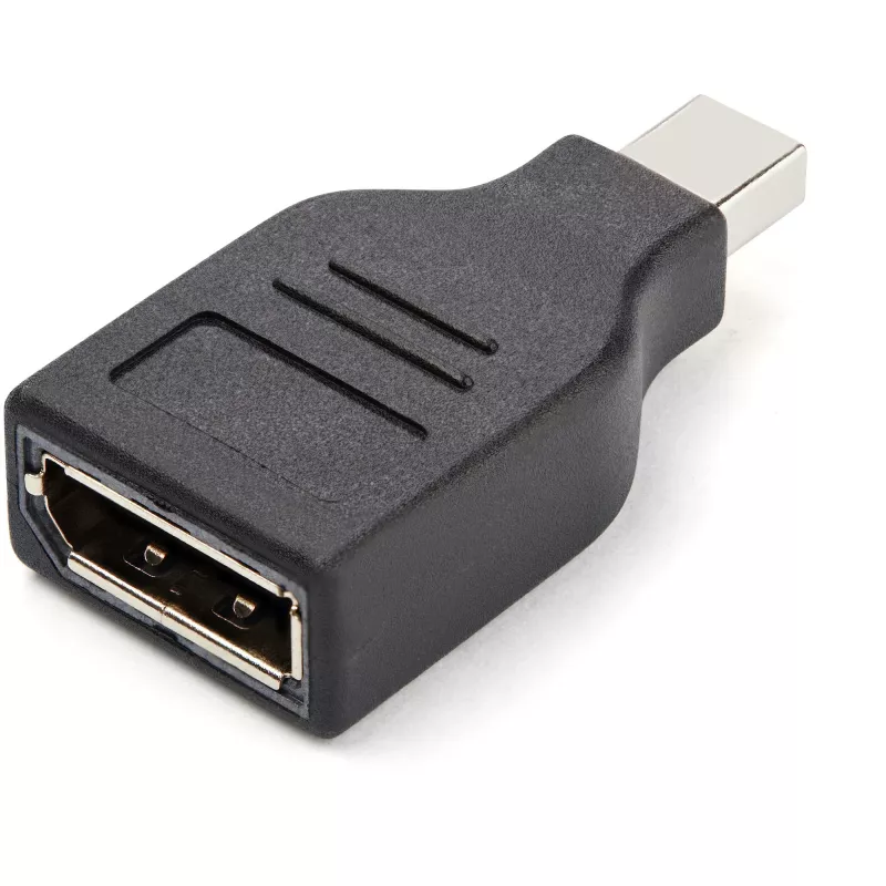 StarTech.com adaptador compacto Mini DisplayPort para DisplayPort - vídeo 4K x 2K - conversor UHD Mini DP para DP - adaptador mDP para DP 1.2 - PC/computador mDP para monitor/ecrã DisplayPort - M/F