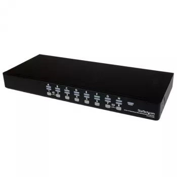 StarTech.com 16 portas 1HE kit switch KVM USB para rack com OSD e cabos