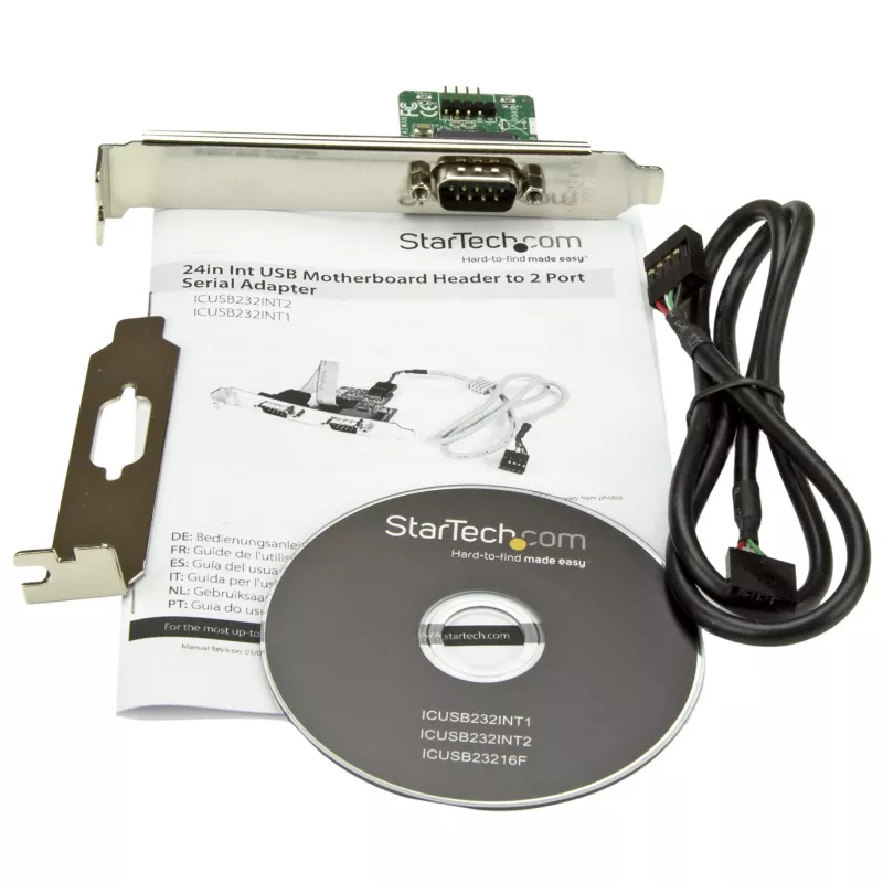 StarTech.com adaptador interno de 61 cm de header USB de motherboard para série RS232