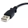 StarTech.com cabo Micro-USB de 15 cm - A para Micro B, 0,1524 m, USB A, Micro-USB B, macho/macho, 0,48 Gbit/s, preto