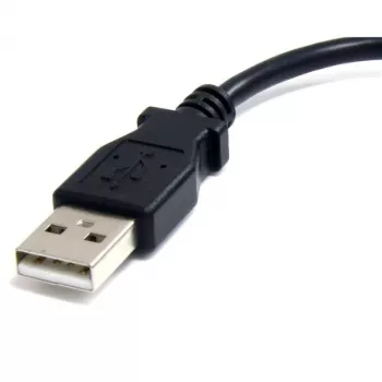 StarTech.com cabo Micro-USB de 15 cm - A para Micro B, 0,1524 m, USB A, Micro-USB B, macho/macho, 0,48 Gbit/s, preto