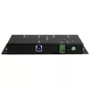 StarTech.com hub USB 3.0 industrial de 4 portas com proteção ESD~hub USB 3.0 de 4 portas - 5Gbps - hub USB-A industrial em metal - hub de dados USB para montagem na parede ou secretária - hub de expansão USB em conformidade TAA