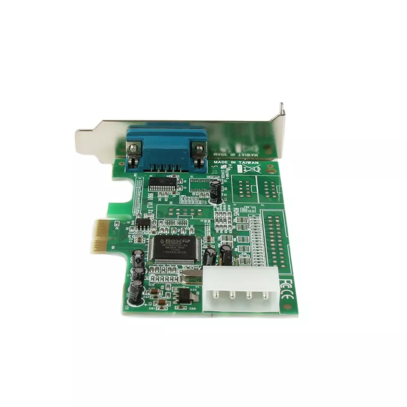 StarTech.com placa adaptadora série PCI Express RS232 de 1 porta – controlador host série PCIe RS232 – PCIe para série DB9 – 16550 UART – placa de expansão low-profile – Windows e Linux