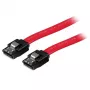 StarTech.com cabo SATA com trava de 15 cm, 0,1524 m, macho/macho, vermelho, 6 g, 125 mm, 225 mm