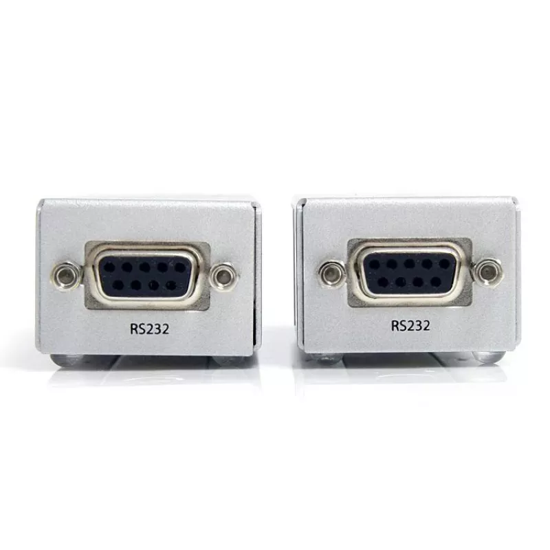 StarTech.com extensor série RS232 sobre Cat5, alcance de 1 km (3300 ft), Plug & Play, sem software, extensão série DB9 - TAA